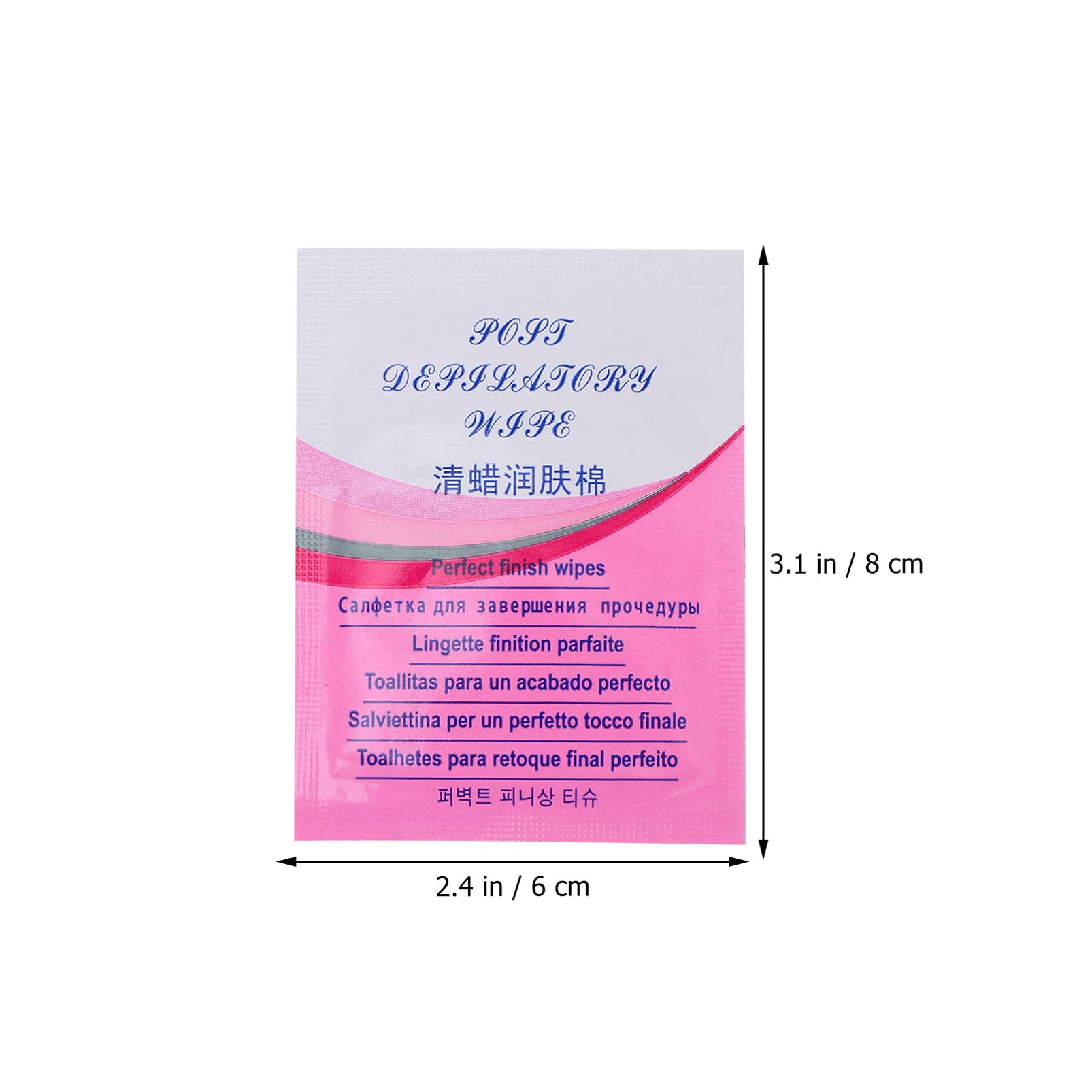 FOMIYES 20pcs Wax Remover Wipes for Face & Body - Gentle Hair Removal & Skin Care Wipes - Post Waxing Cleansing Tissues for Smooth Skin - Perfect for Salon, Spa & Home Use