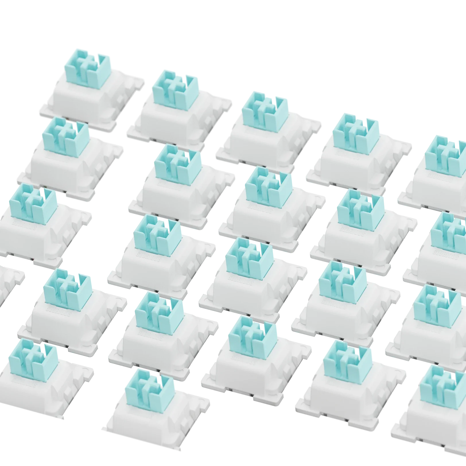Glorious Lynx Switches - Linear Mechanical Keyboard Switches for Gaming & Typing (65g Actuation, ISO Layout) - Perfect for Esports, Office Work & Mechanical Keyboards