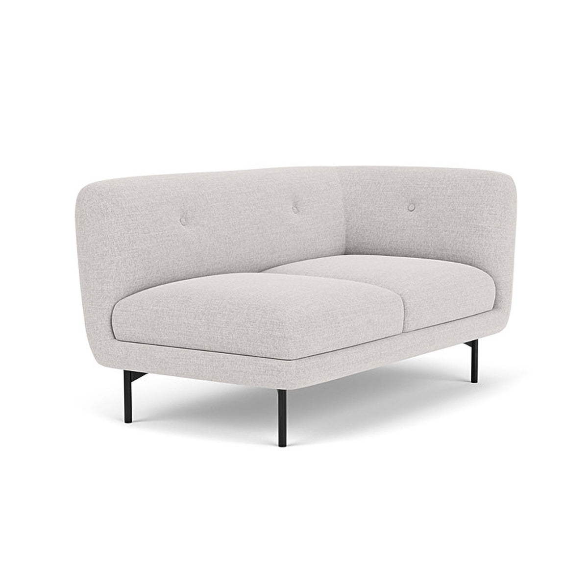 Alfred Fabric Right 2 Seater Modular Sofa - Modern Sectional Couch for Living Room, Lounge & Small Spaces | Comfortable & Stylish Home Furniture