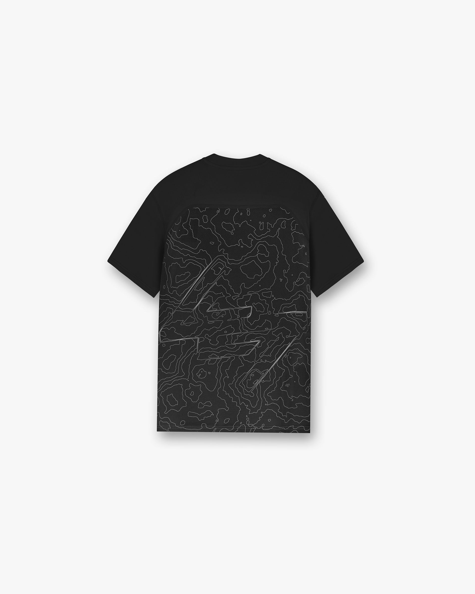 247 Contour Run T-Shirt for Men - Moisture Wicking Performance Shirt - Black - Ideal for Running, Gym & Outdoor Activities