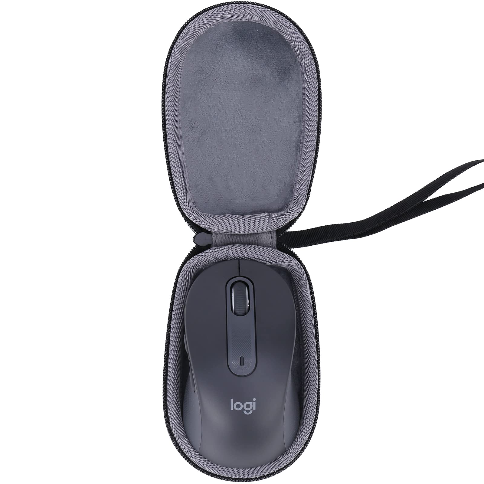 Logitech Signature M650 Wireless Mouse Hard Travel Case - Durable Protective Cover for Small/Medium Size (Black) | Perfect for Business Travel, Office Use & Gaming Accessories