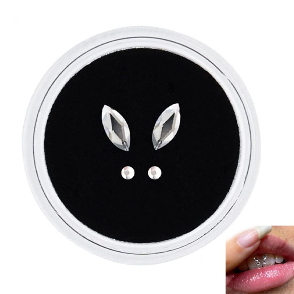 Bopely Dental Crystal Tooth Gems - DIY Tooth Jewelry & Nail Decorations for Teeth Whitening & Party Makeup | Perfect for Weddings, Prom, Cosplay and Special Occasions