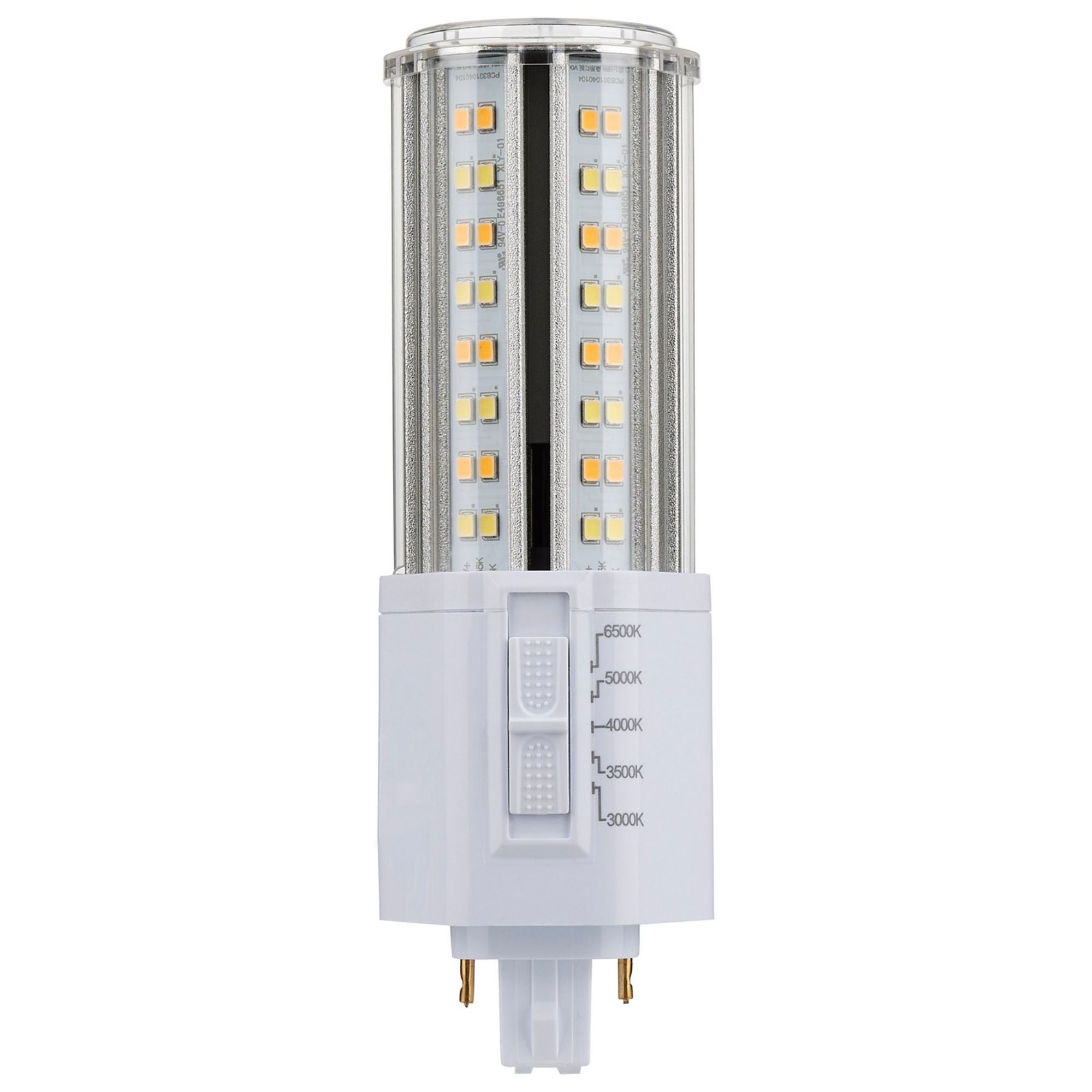 2 Pin PL LED Bulb 22W - 2860 Lumens High Brightness - Ballast Bypass - 3000K to 6500K Color Temperature - G24d Base - Perfect for Commercial Lighting, Kitchens, and Office Spaces