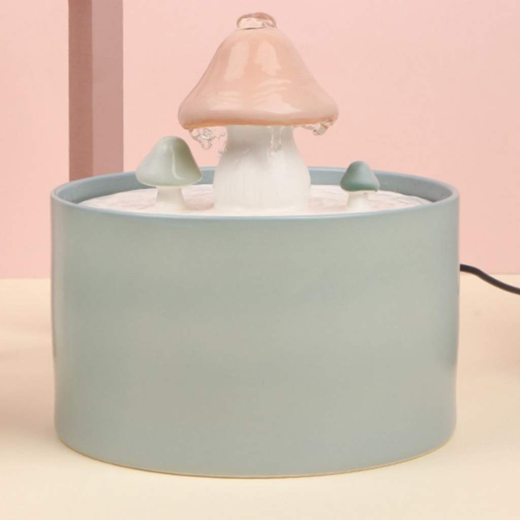 Premium Ceramic Pet Water Fountain - Automatic Circulating Drinking Bowl with Constant Temperature for Cats & Dogs | Indoor Pet Hydration Station for Home, Office, or Travel Use