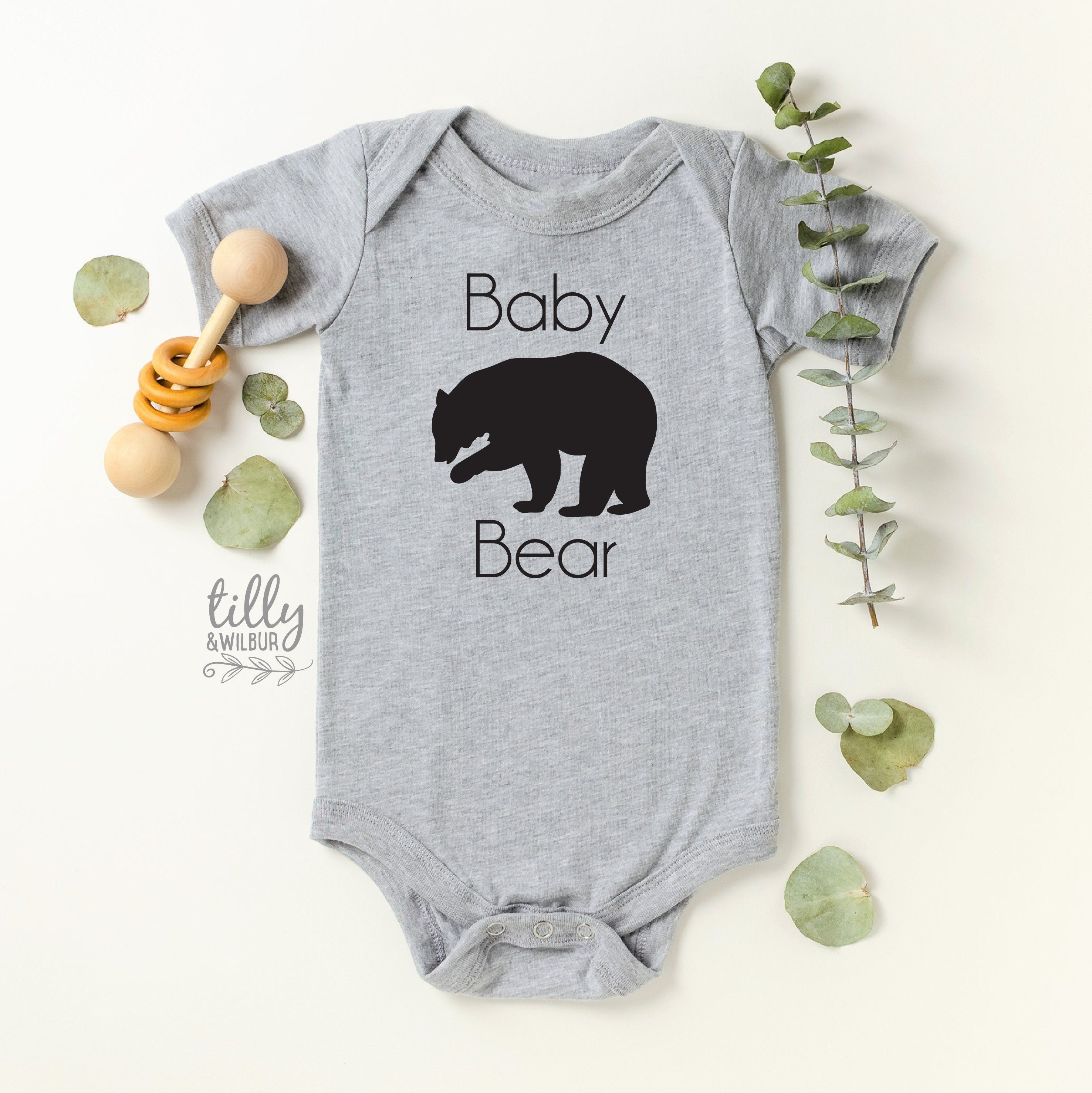 Adorable Baby Bear Bodysuit - Soft Cotton Onesie for Newborns & Infants - Perfect for Playtime, Photo Shoots & Everyday Wear
