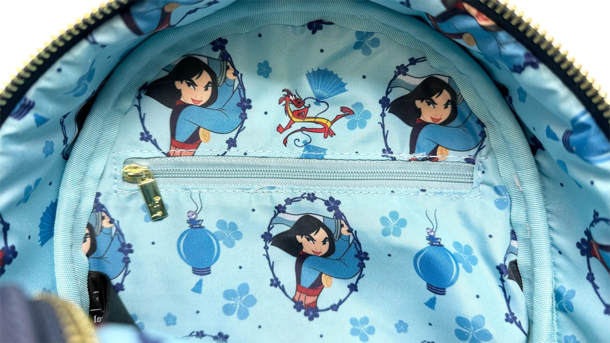 Loungefly Disney Mulan Cosplay Women's Crossbody Bag - Double Strap Shoulder Purse for Anime Conventions & Disney Theme Parks