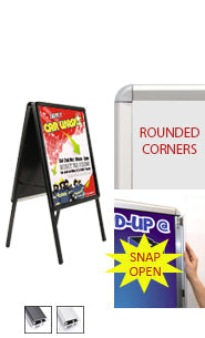 18x36 A-Frame Sign Holder with 1.25