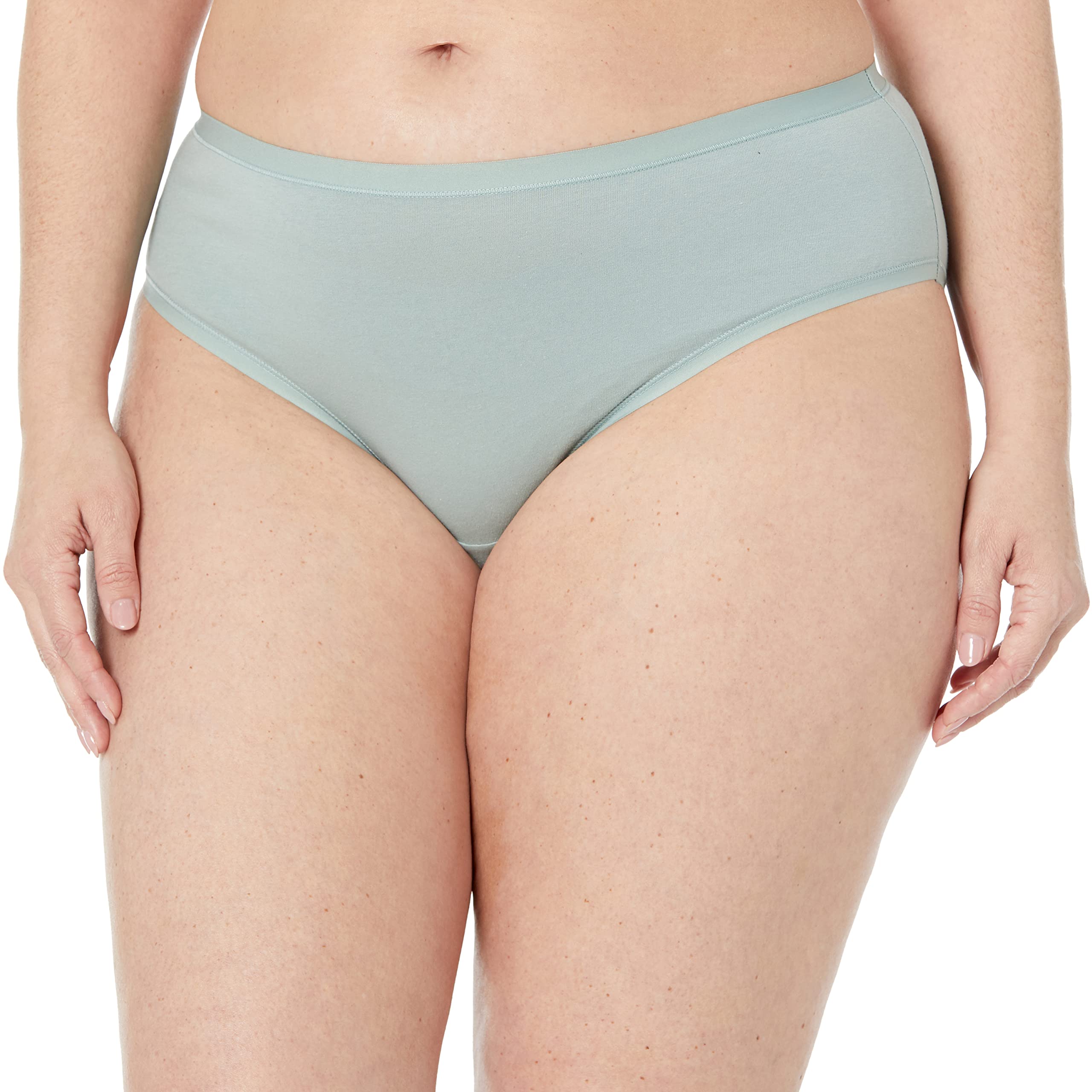 Amazon Essentials Women's Cotton Hipster Underwear 6-Pack - Soft Breathable Panties for Everyday Comfort - Perfect for Work, Yoga & Lounge Wear