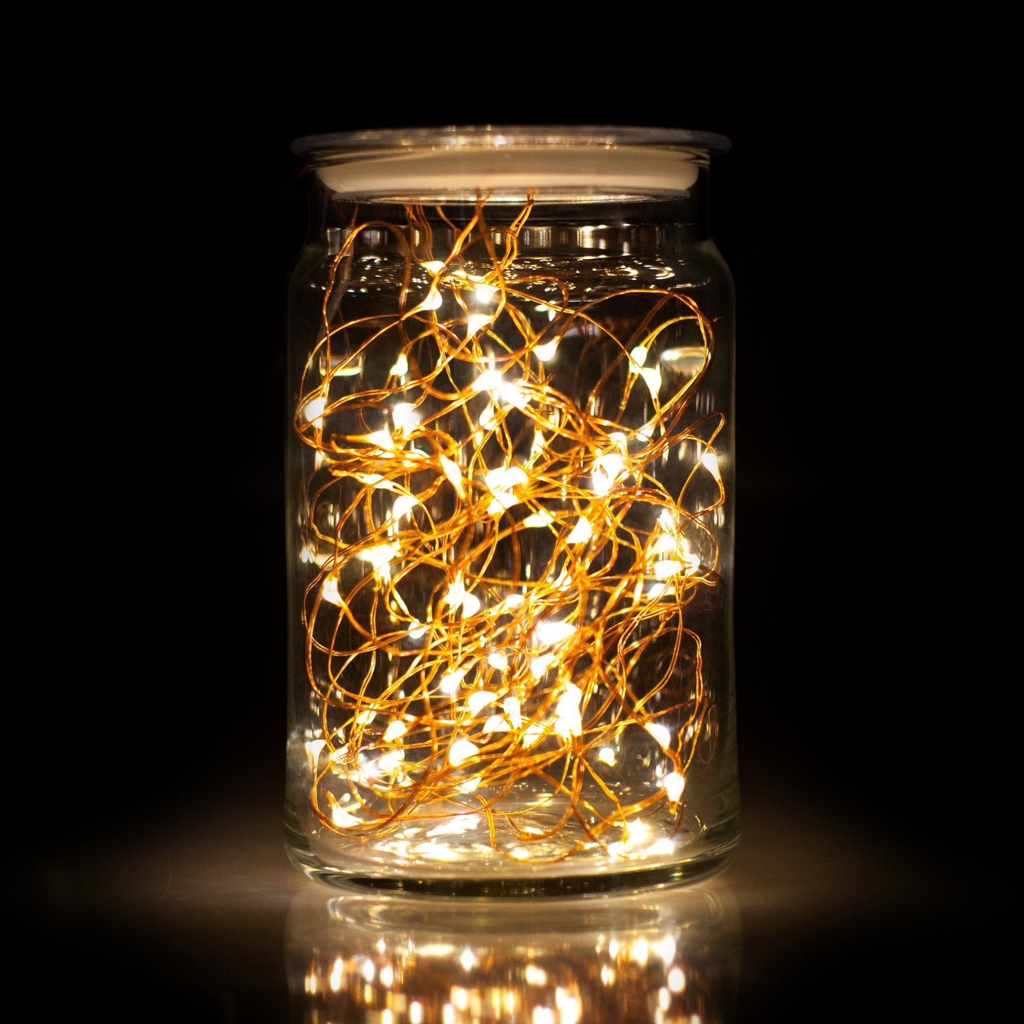 ITART 8-Pack Micro LED String Lights - Warm White Fairy Lights for Christmas, Wedding, Bedroom Decor