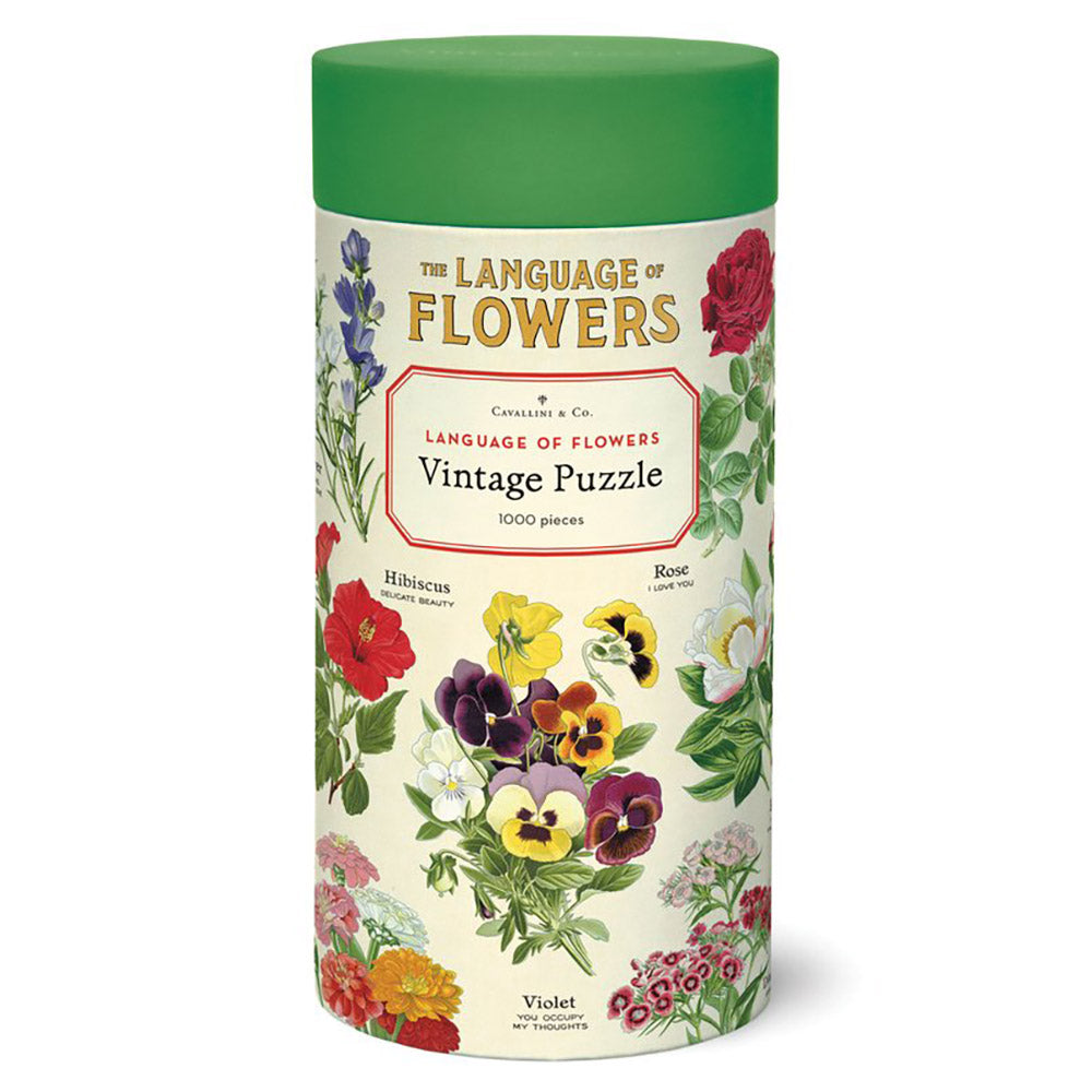1000 Piece Jigsaw Puzzle - Language of Flowers | Beautiful Floral Artwork for Adults & Teens | Perfect for Relaxation, Home Decor & Gift Giving