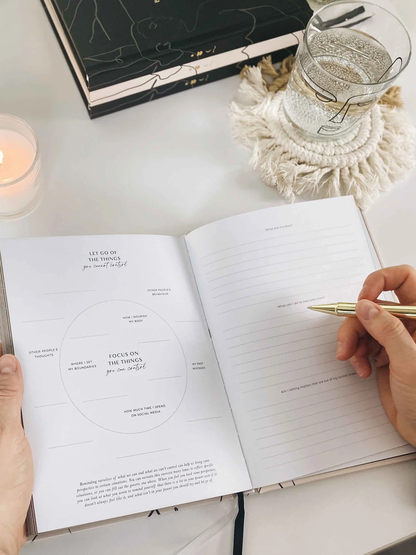Blush & Gold Body & Soul Journal - Premium Self-Care Notebook for Meditation, Gratitude & Goal Setting - Perfect for Solstice Gifts & Spiritual Wellness