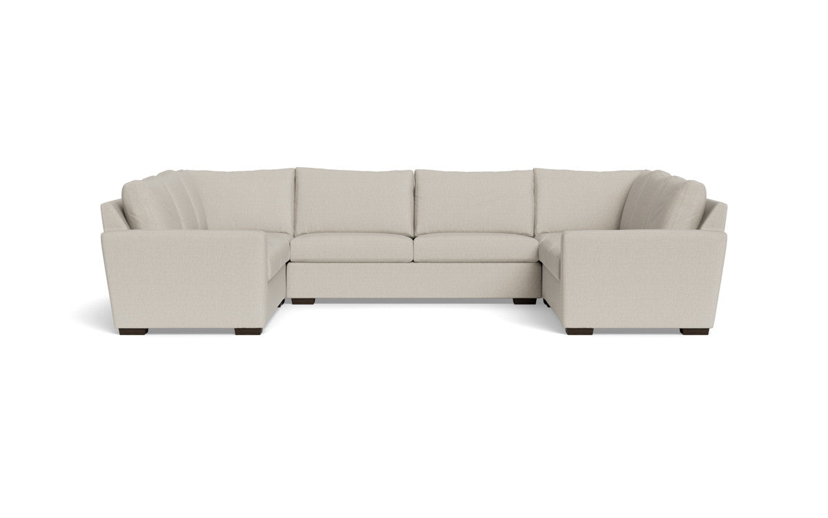 Modern Mesa 154 Condo U-Shaped Sectional Sofa - Comfortable L-Shaped Couch for Living Room, Family Room & Small Spaces
