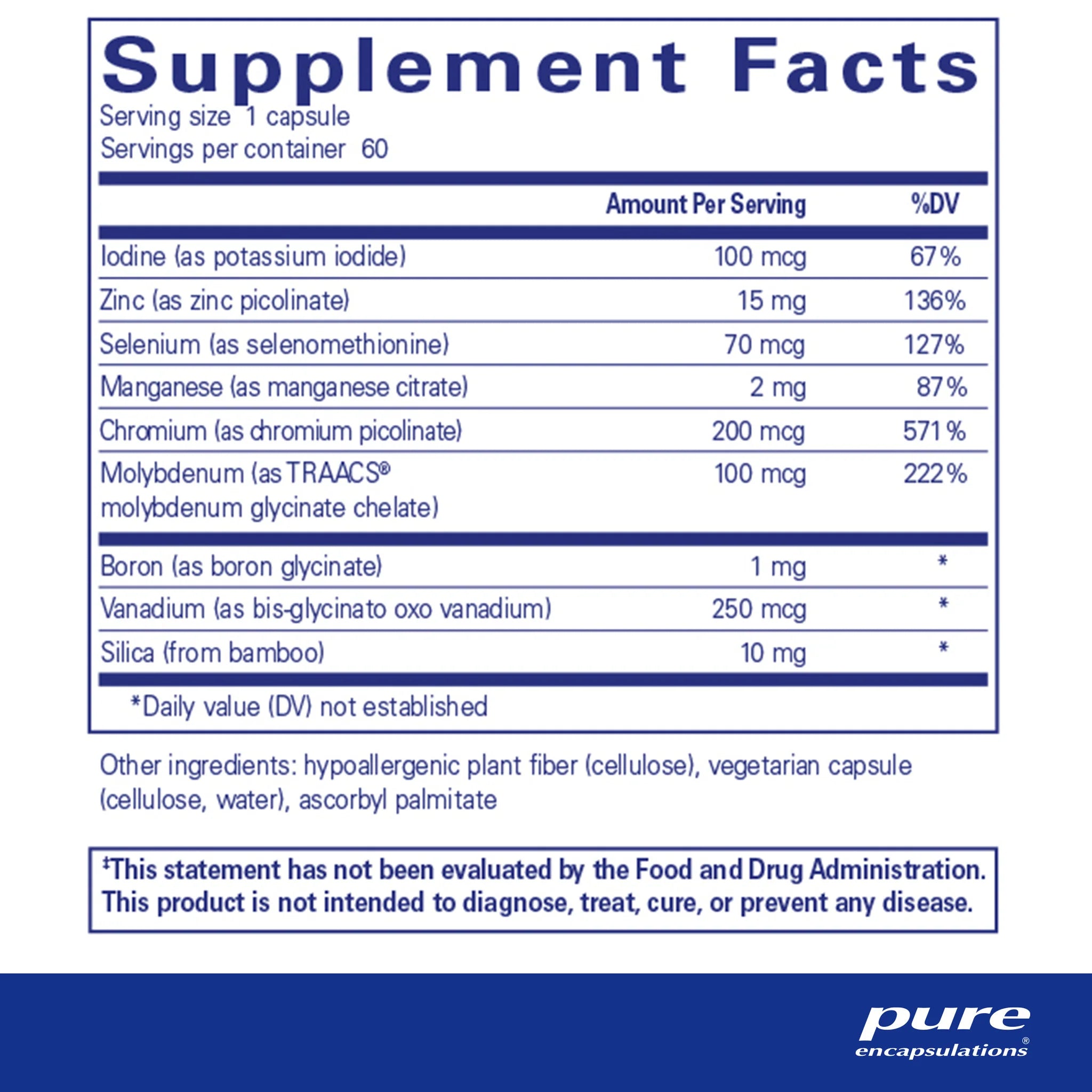Trace Mineral Supplement - 60 Capsules | Essential Electrolytes & Minerals for Hydration, Energy & Recovery | Perfect for Athletes, Fitness & Active Lifestyles
