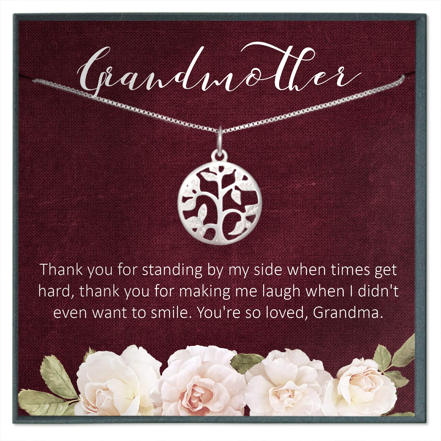 Beautiful Jewelry Necklace Gift for Grandma - Elegant & Thoughtful Present for Grandmothers - Perfect Birthday, Anniversary & Mother's Day Gift - Show Your Love with This Heartfelt Keepsake