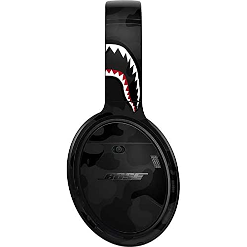 Bose QuietComfort 35 Headphones Skin Cover - Shark Teeth Grey Street Camo Decal Sticker | Protective Vinyl Wrap for QC35 | Perfect for Travel, Gaming & Noise Cancelling Headphone Protection