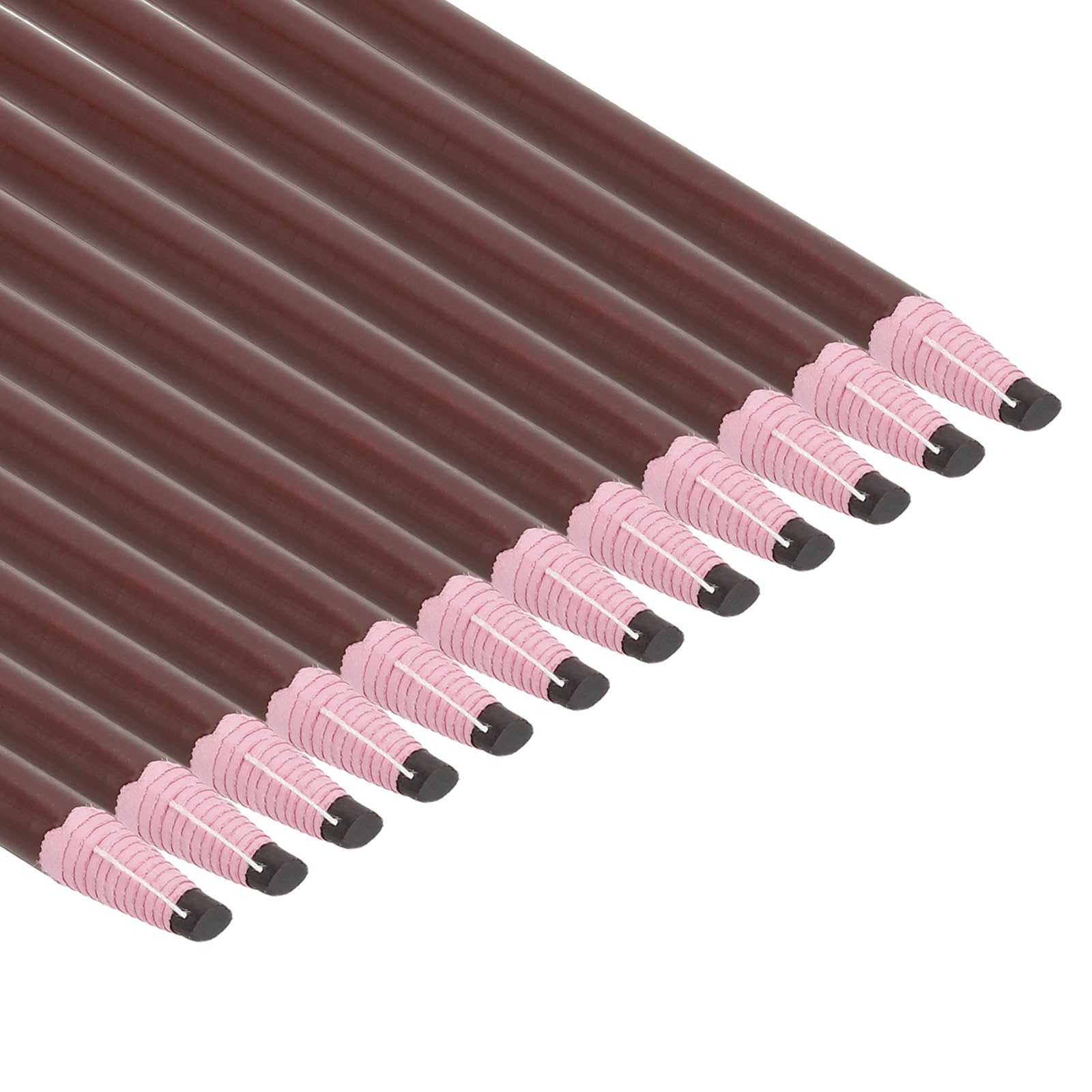 PATIKIL 36 Pack Peel-Off Grease Pencils - Wax Markers for Glass, Fabric, Film, Paper, Vinyl & Metal - Brown China Markers for Industrial Marking, Garment Labeling & Art Projects