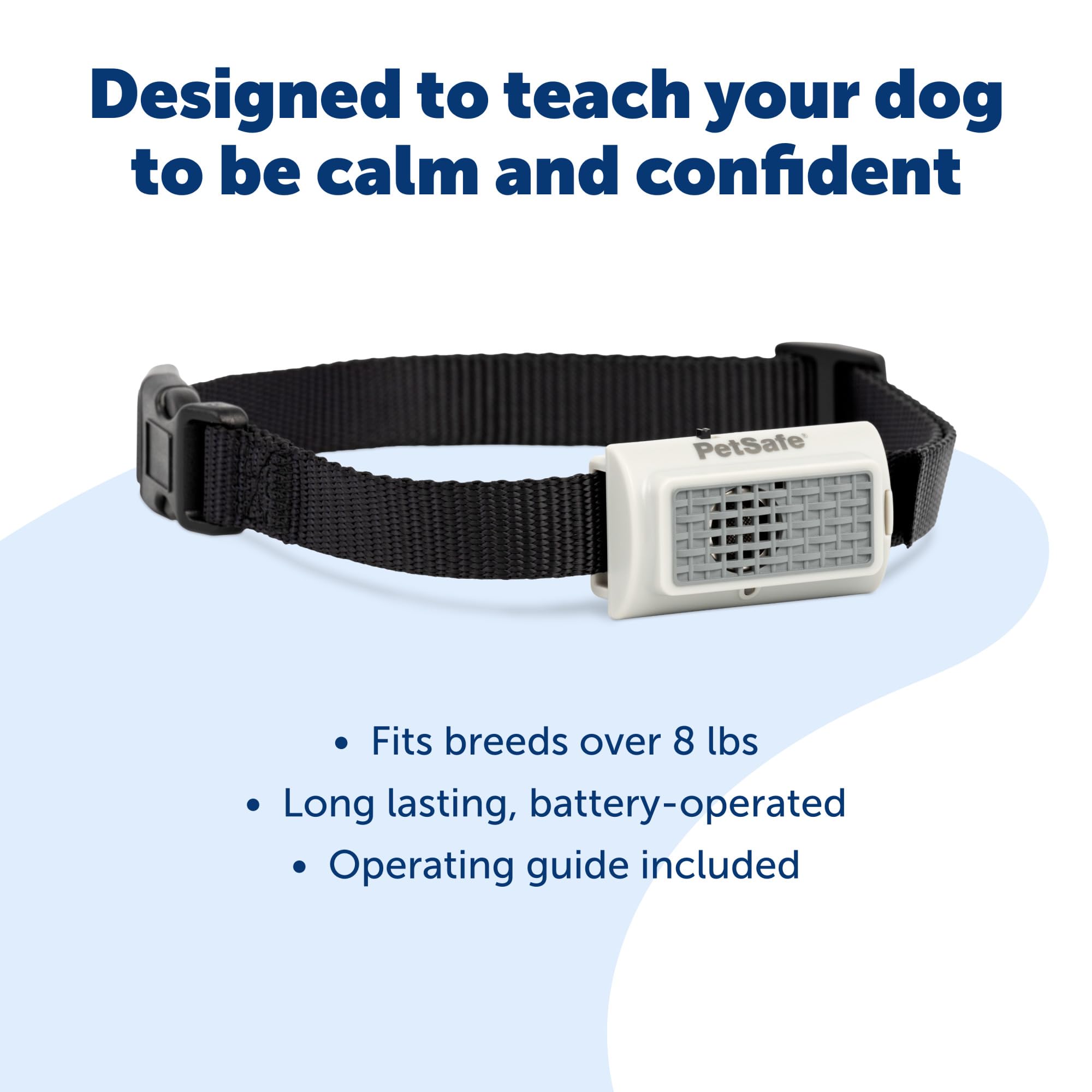 PetSafe Ultrasonic Dog Bark Training Collar - No Shock Static-Free Correction for Small & Large Dogs - Perfect for Home, Yard & Travel Use
