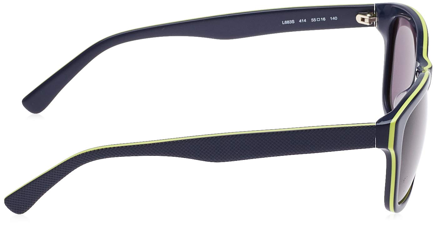 Lacoste L683s Square Sunglasses for Men & Women – UV Protection, Polarized, Fashionable – Perfect for Driving, Beach, and Outdoor Activities