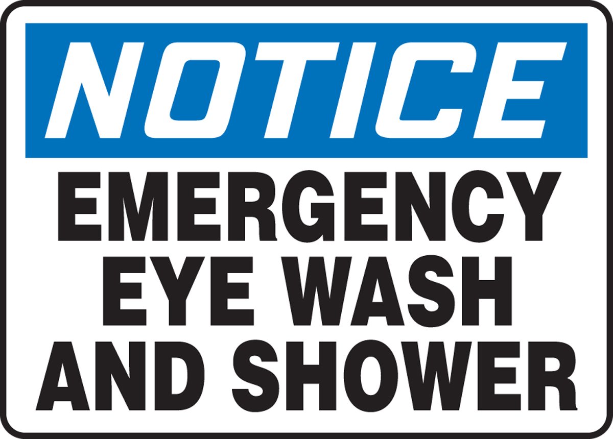 Emergency Eye Wash and Shower Station - ANSI Compliant First Aid Equipment for Workplace Safety | Lab, Chemical Plant & Industrial Use