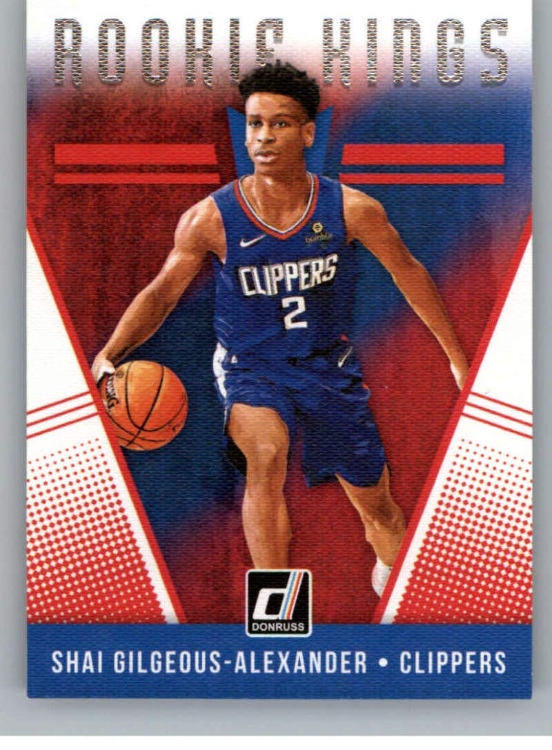 2018-19 Donruss Rookie Kings #21 Shai Gilgeous-Alexander LA Clippers NBA Trading Card - Panini Official Collectible for Basketball Fans & Card Investors