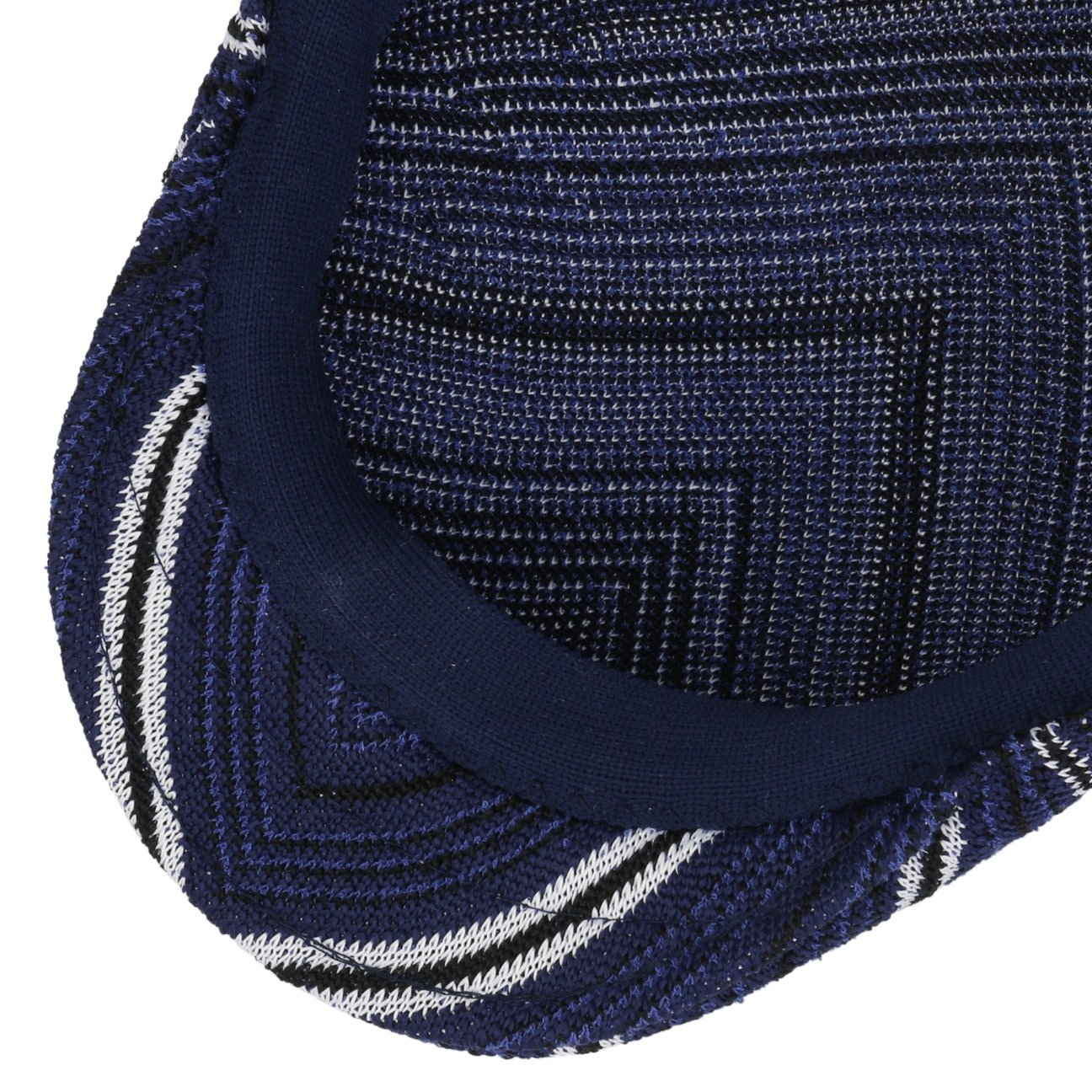 Kangol Diagonal Stripes Flat Cap - Stylish Men's & Women's Fashion Hat for Casual Wear, Outdoor Activities & Vintage Looks