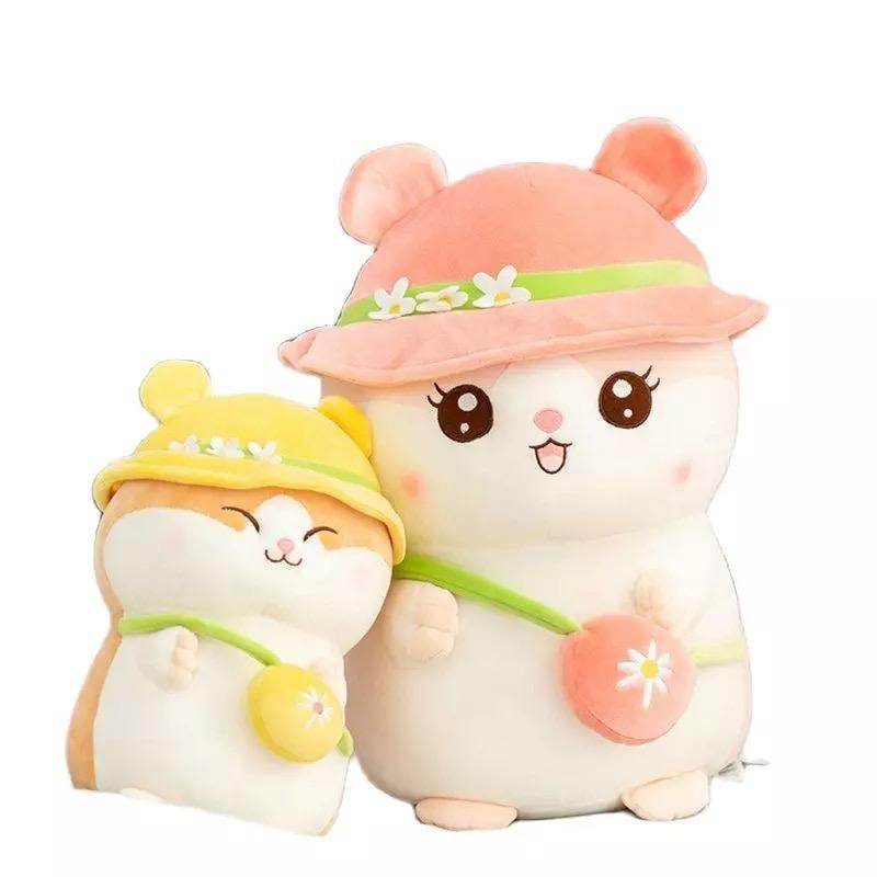 Giant Kawaii Stuffed Hamster Plush Toy - Extra Large Cute Soft Plushie for Kids, Girls & Boys | Perfect for Bedroom Decor, Gifts & Cuddling