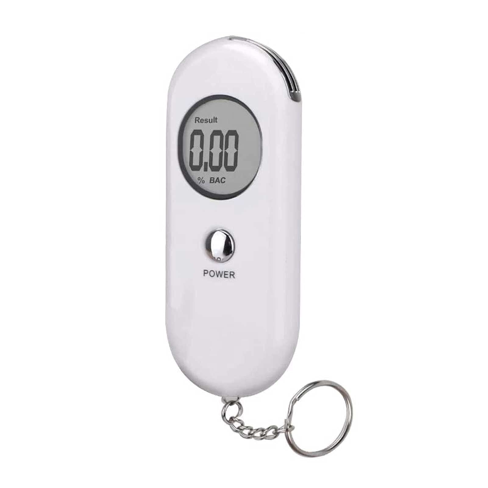 Portable Digital Breathalyzer Alcohol Tester with LCD Display - Accurate BAC Measurement for Personal & Professional Use - Ideal for Drivers, Workplace Safety, and Home Health Monitoring