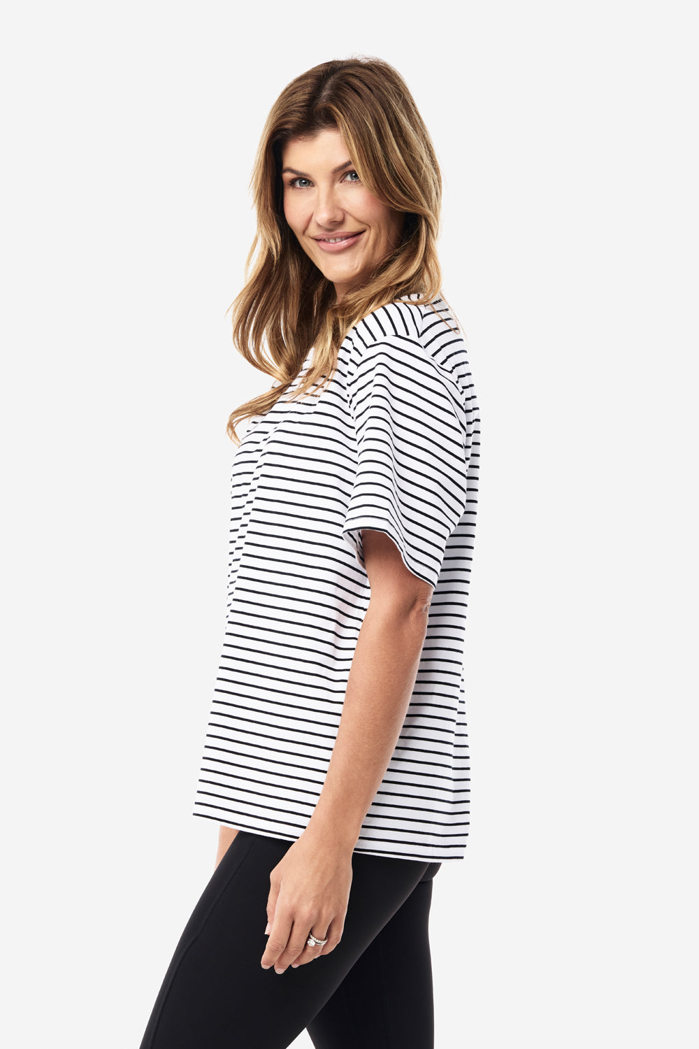 Organic Cotton Crew Neck Striped T-Shirt for Men - Soft, Breathable & Eco-Friendly - Perfect for Casual Wear, Outdoors & Everyday Comfort