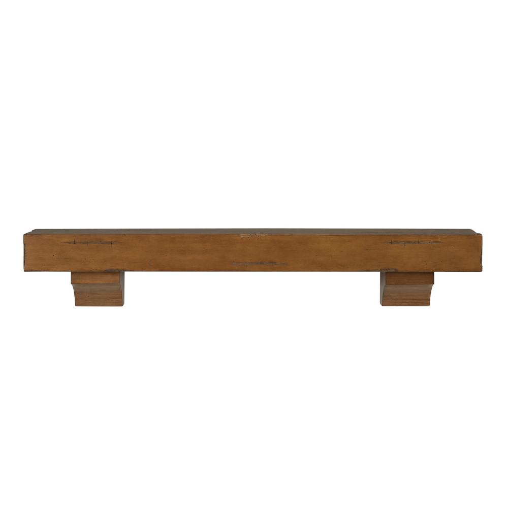Shenandoah Wood Fireplace Mantel Shelf - Handcrafted Solid Wood Mantel for Fireplace Decor - Perfect for Living Room, Bedroom, or Rustic Home Decor