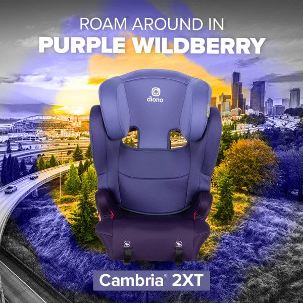 Diono Cambria 2XT 2-in-1 Convertible Booster Car Seat - High Back to Backless XL for Big Kids | Safe Travel for School & Road Trips