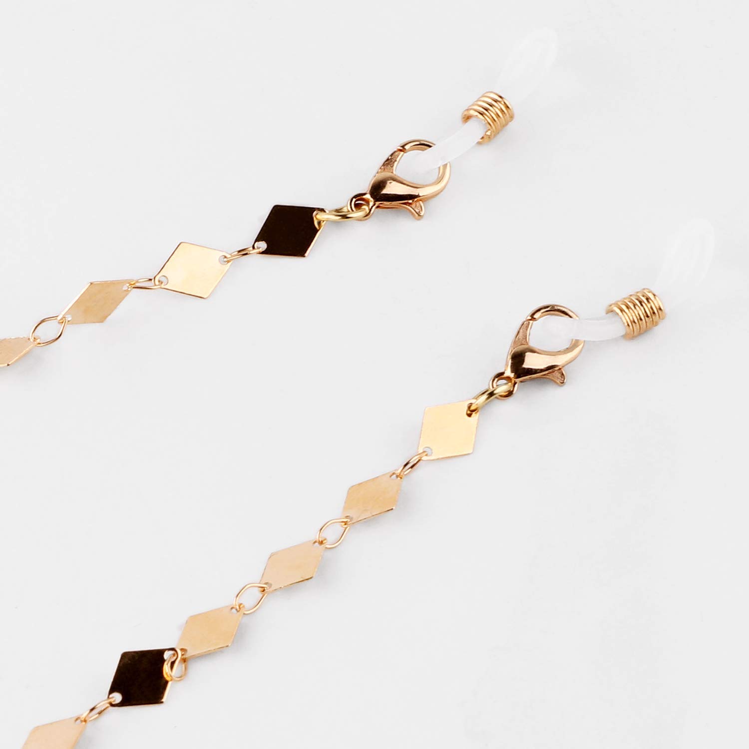Elegant Diamond Face Mask Chain for Women - Adjustable Mask Strap & Lanyard Holder - Perfect for Work, Travel, and Daily Protection