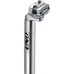 Kalloy Uno 602 25.8mm x 350mm Silver Bicycle Seatpost - Lightweight & Durable Bike Seat Post for Road, Mountain & Hybrid Bikes