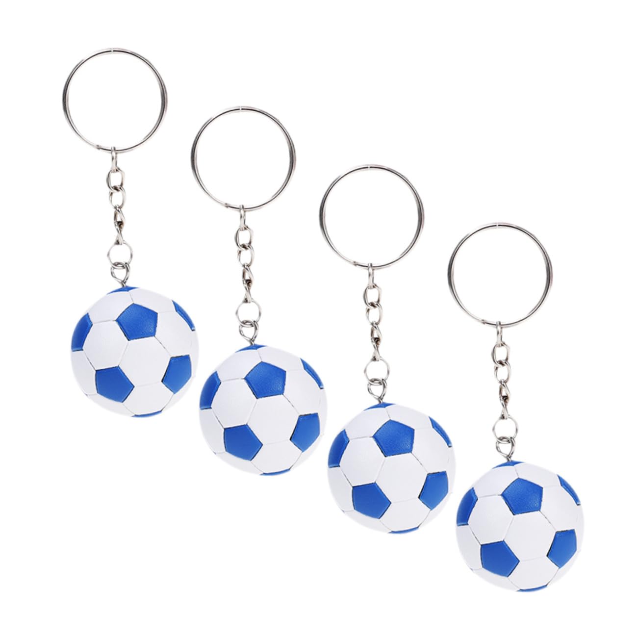 16 Pcs Football Keychain Set - Soccer Stress Ball Pendant, Sneaker Keychain, PVC Sport Keychain for Fans, Gifts & Team Spirit - Perfect for Game Day, Backpacks & Keyrings