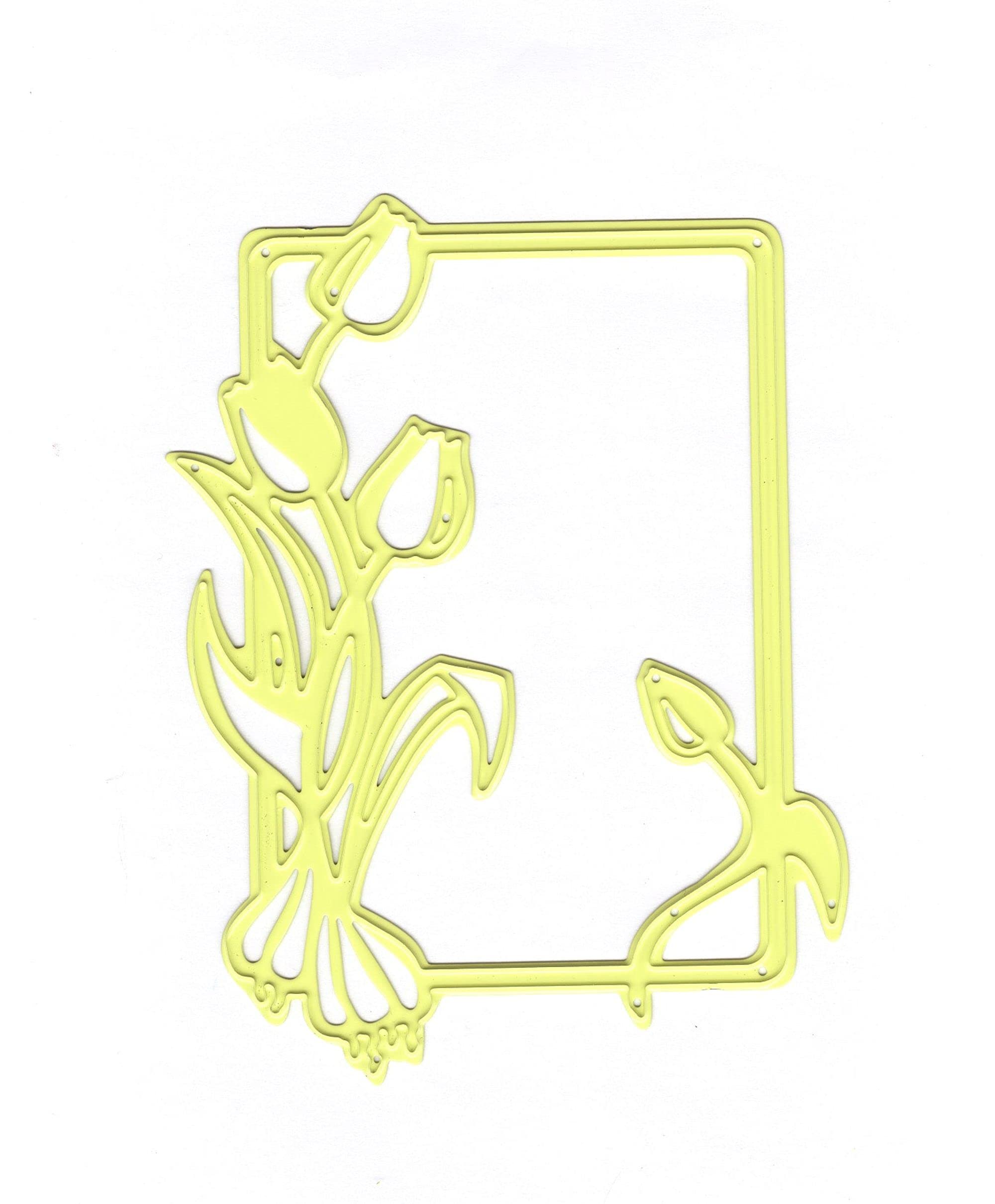 Shape Dies Spring Flowers - Tulips for Scrapbooking, Card Making & DIY Crafts | Floral Die Cuts for Paper Crafting & Home Decor