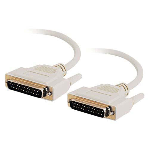 High-Speed DB25 Extension Cable 25-Pin Male to Male 10ft - Perfect for Printer, Scanner & Industrial Equipment Connectivity