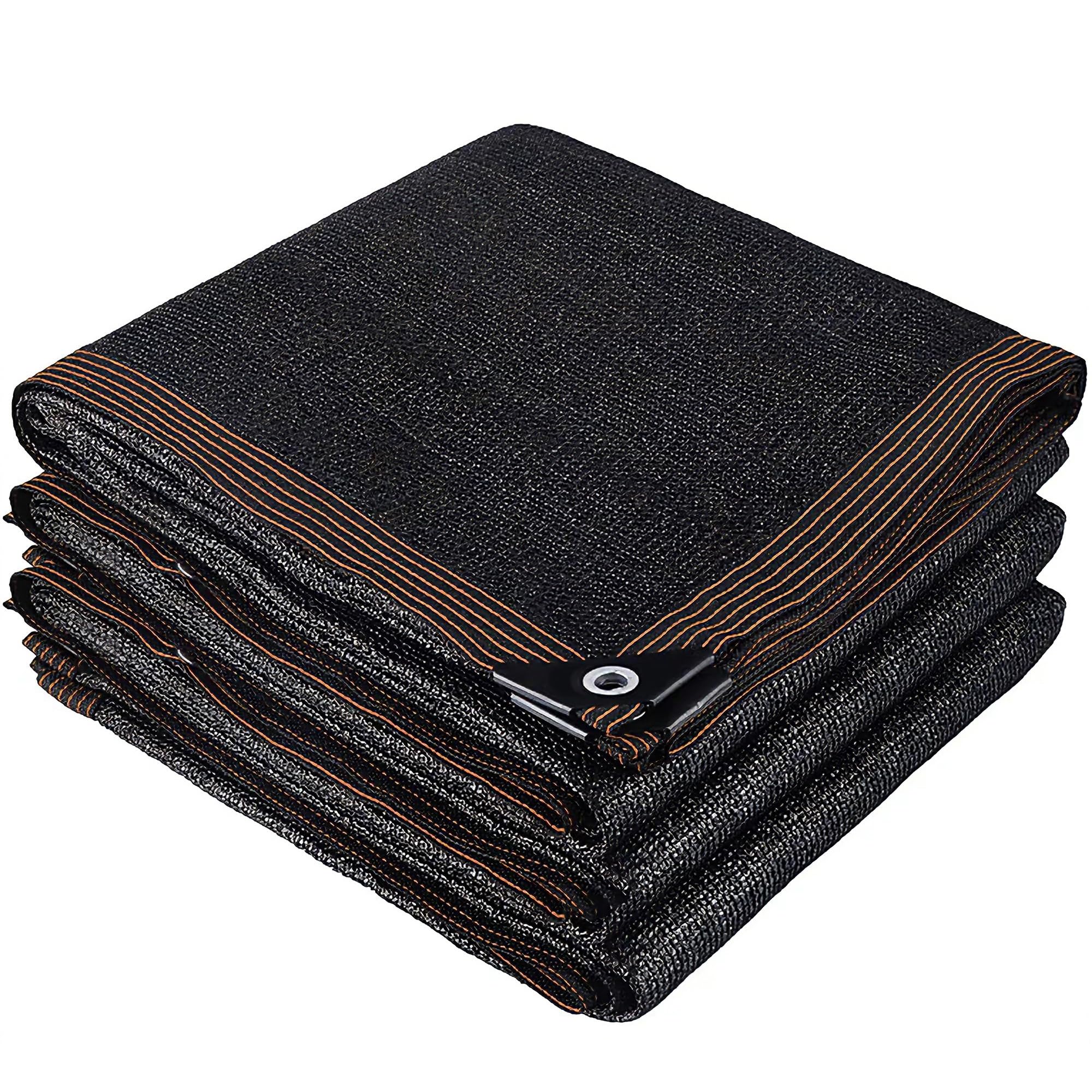 Winemana 70% Black Shade Cloth - 12x8 FT Durable UV Resistant Mesh Tarp with Reinforced Grommets & Taped Edges - Garden Sun Shade Netting for Plant Cover, Greenhouse, Patio, Tomatoes, Chicken Coop & Kennel - Perfect for Outdoor Protection & Temperature Control