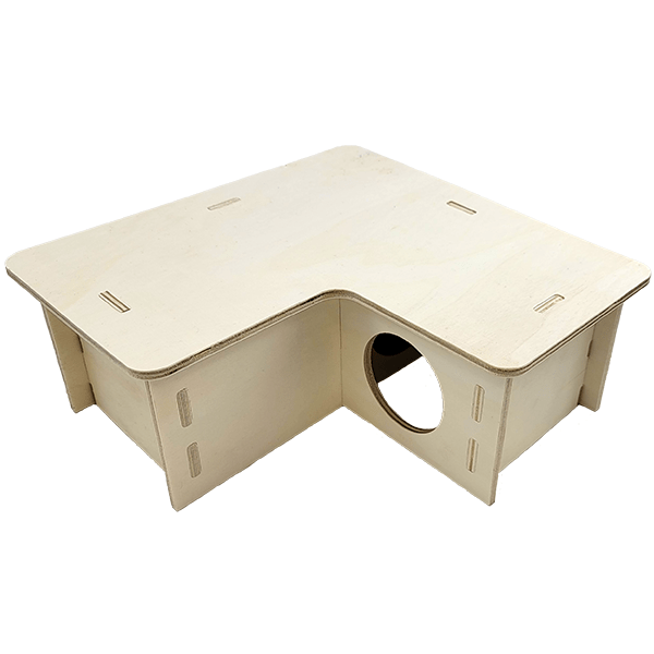 Moss Hollow Multi-Chamber Hamster Maze - Fun Interactive Small Animal Habitat for Hamsters, Mice & Gerbils - Perfect for Play, Exercise & Enrichment in Cages or Playpens