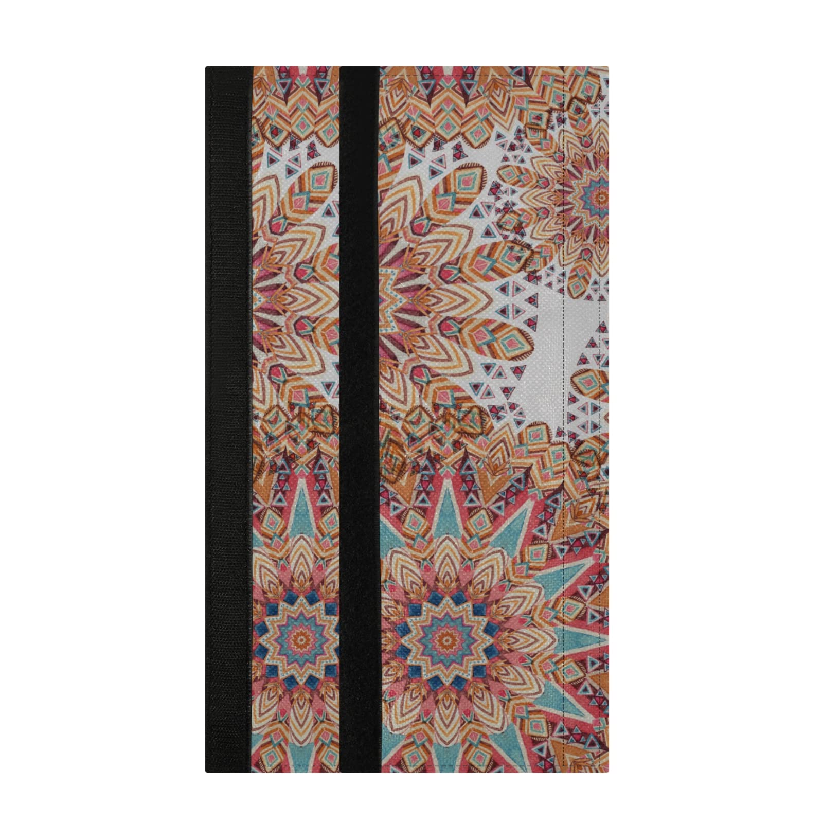 Boho Print Refrigerator Handle Covers Set of 2 - Durable Kitchen Appliance Protectors for Fridge, Microwave & Dishwasher - Anti-Slip, Fingerprint & Dust Resistant - Perfect for Modern Boho Kitchen Decor & Home Organization
