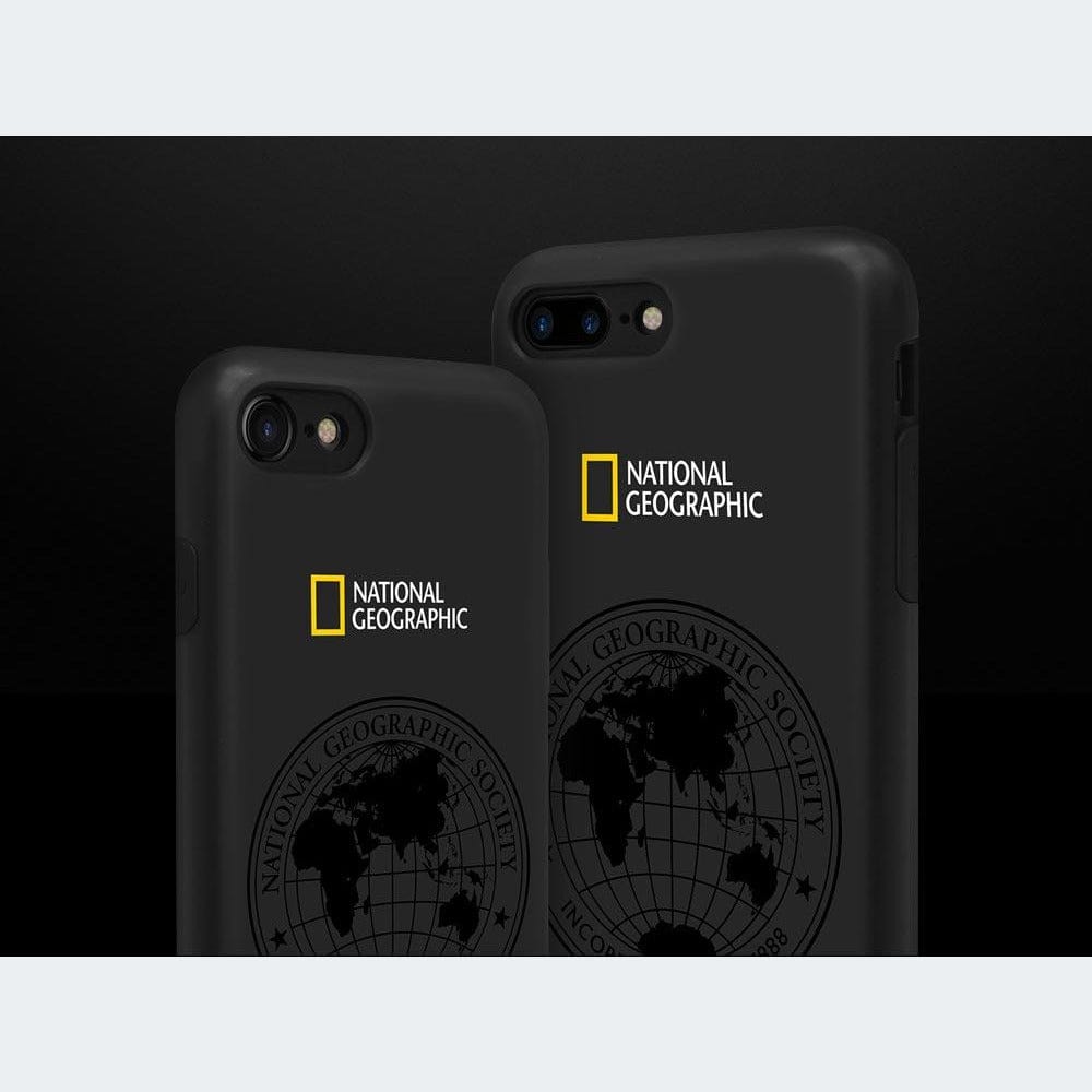 National Geographic Rugged Dual-Layer Protective Case for iPhone 7 Plus/8 Plus - Shockproof & Scratch-Resistant Cover for Outdoor Adventures & Daily Use