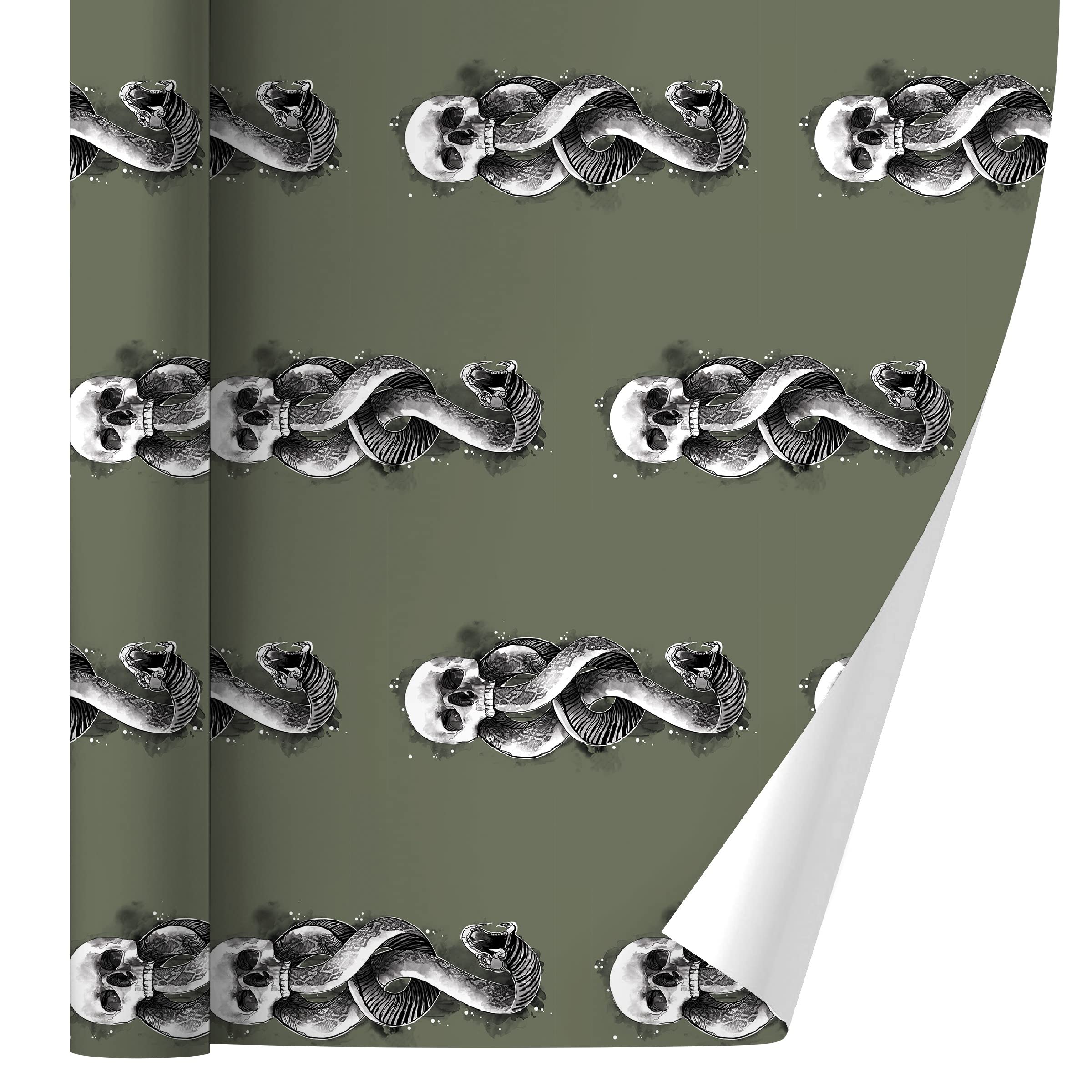 Harry Potter The Dark Mark Gift Wrap Wrapping Paper Rolls - Premium Quality Wrapping Paper for Birthdays, Christmas, Party Favors & Special Occasions