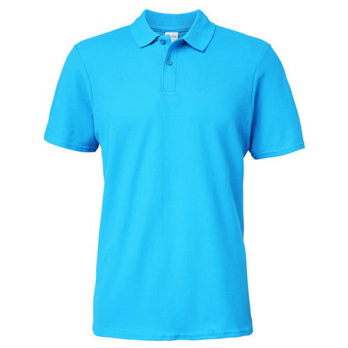 GD017 Softstyle Adult Double Piqué Polo Shirt - Comfortable & Breathable Men's Casual Golf Shirt for Work, Sports & Everyday Wear