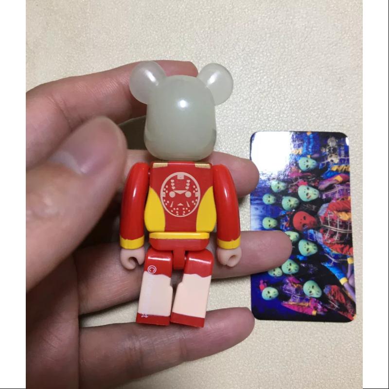 Bearbrick Series 30 HORROR Masked Girl 100% Collectible Figure - Limited Edition Japanese Vinyl Art Toy for Horror Fans & Anime Collectors - Perfect for Display, Gifts, and Pop Culture Enthusiasts