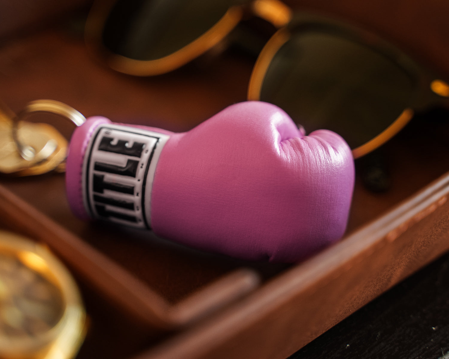 TITLE Boxing Excel Glove Keychain - Premium Boxing Equipment Gift for Fighters & Fans - Perfect for Gym, Training, and Key Organization