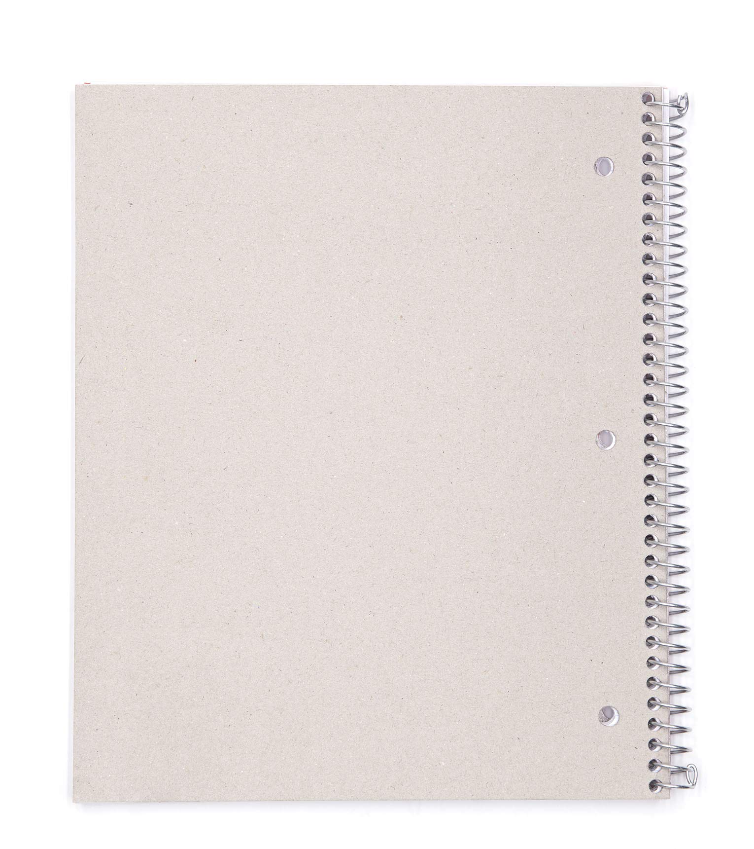 Mintra 3-Pack Durable Spiral Notebooks - 1 Subject, 100 Sheets, College Ruled, Moisture Resistant Cover with Poly Pocket (Black/Blue/Red) - Perfect for School, Office & Business Note-Taking, Journaling & Project Planning