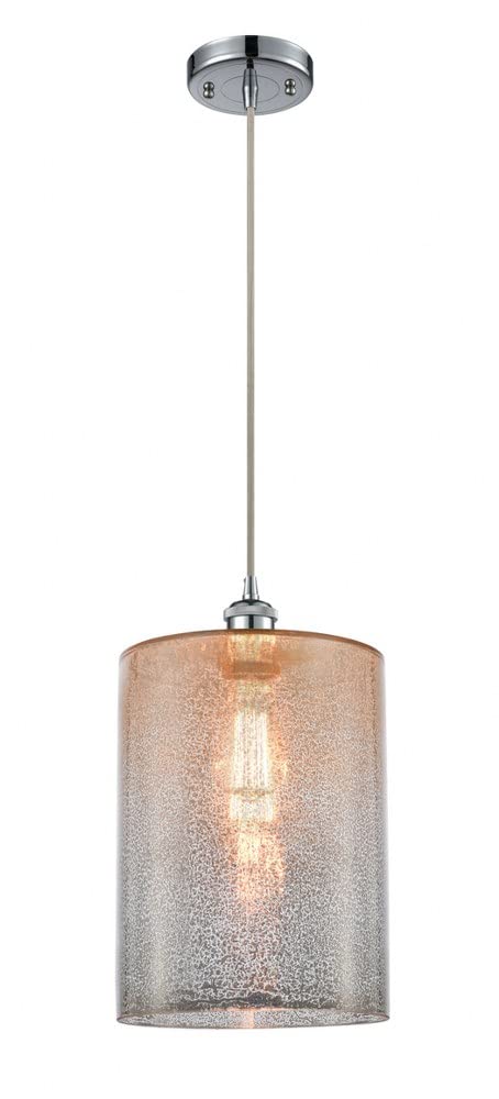Innovations Lighting 516-1P-PC-G116-L Large Cobbleskill 1 Light Mini Pendant - Ballston Collection - Modern Ceiling Light for Kitchen Island, Dining Room & Bedroom Decor