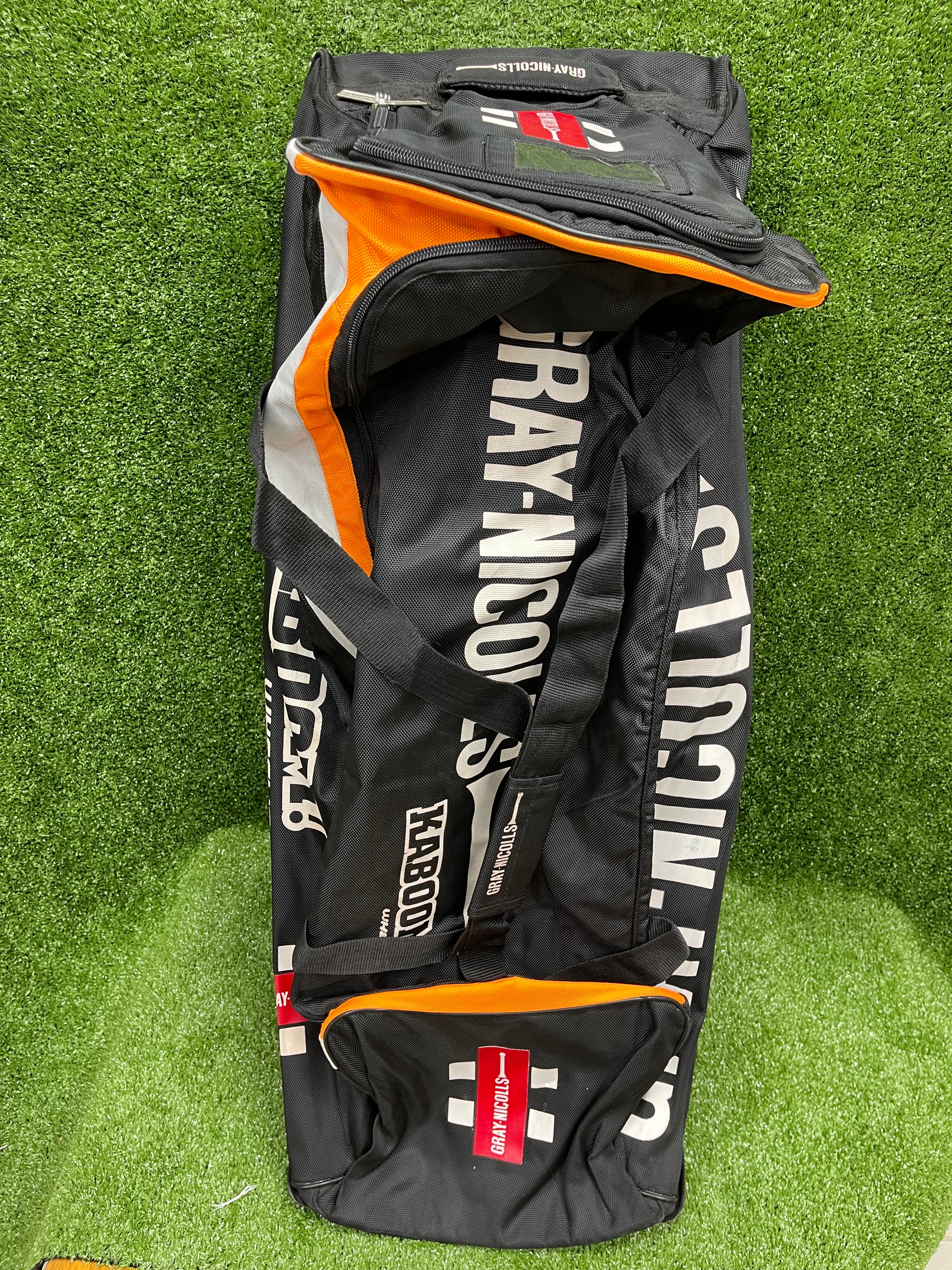 GN Kaboom Wheelie Cricket Kit Bag - Durable Rolling Sports Equipment for Cricket Players - Perfect for Training, Matches & Travel