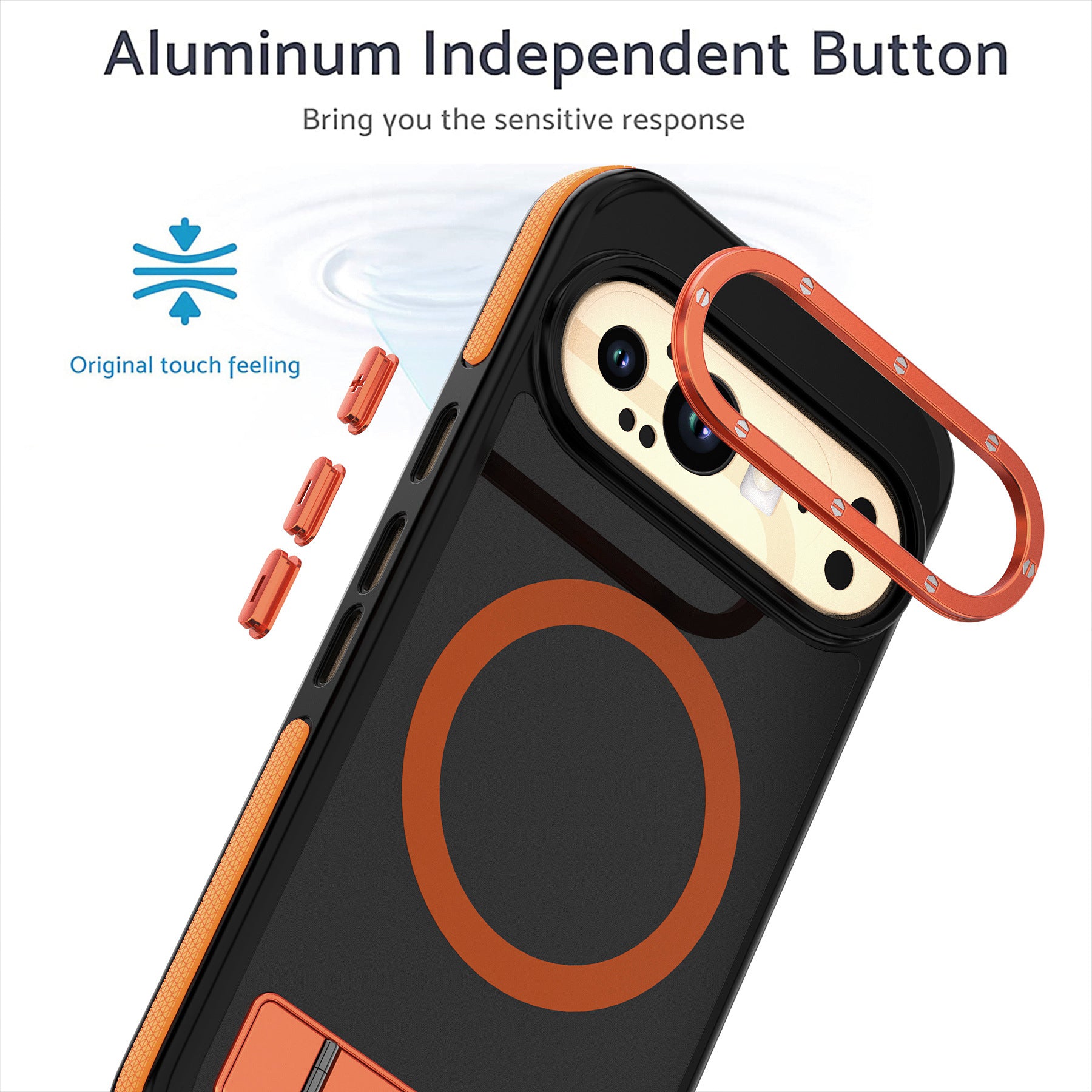 Google Pixel 9 Pro Magnetic Case - Shockproof Hard Shell with Wireless Charging Compatibility | Perfect for Home, Office & Travel Protection