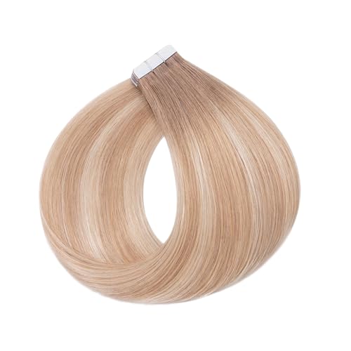 #6T27P60 Ash Blonde Balayage with Light Brown Root
