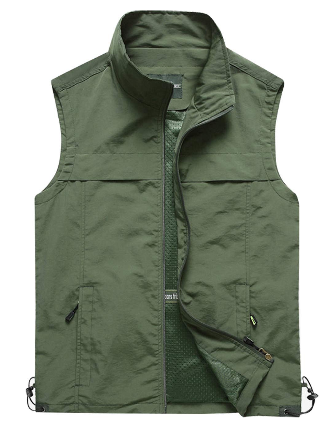 Gihuo Men's Fishing Vest with Multiple Pockets - Durable Utility Vest for Travel, Safari, Hunting & Outdoor Work | Perfect for Camping, Hiking & Adventure Activities
