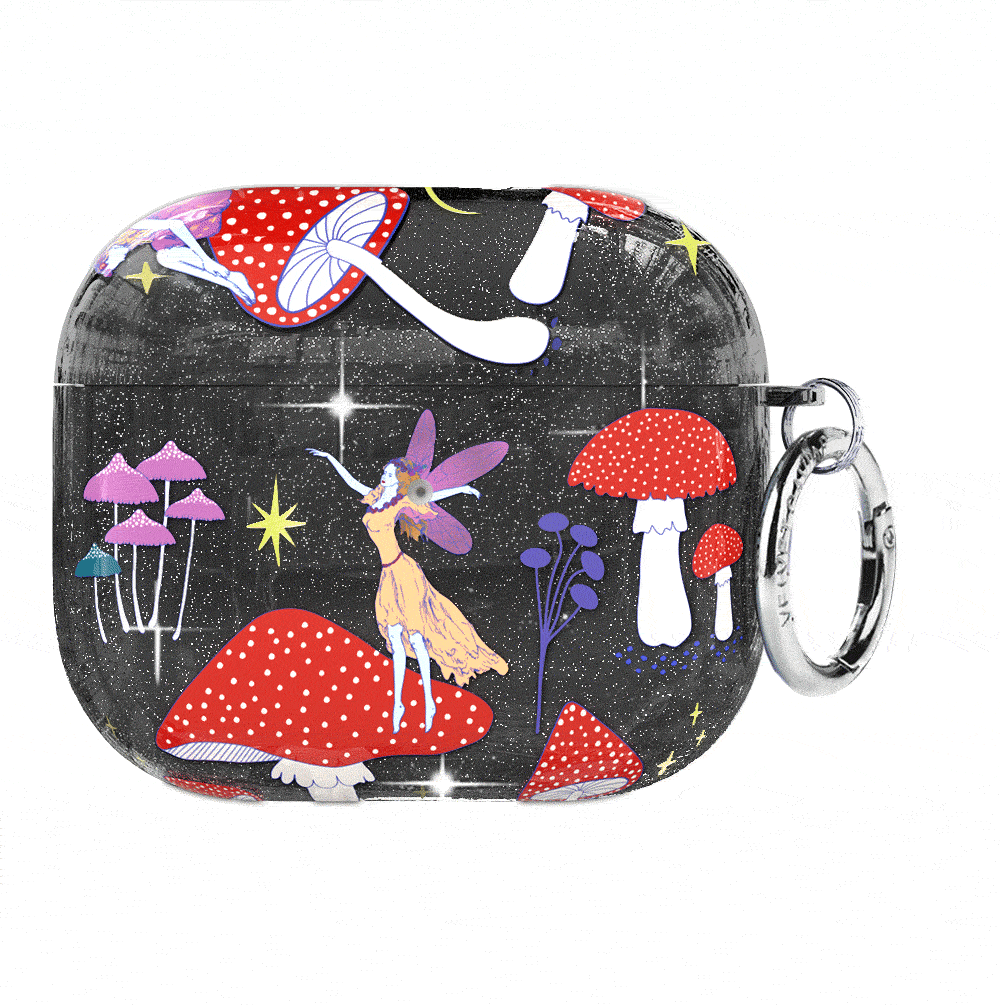 Mystic Mushrooms AirPods Case - Protective Cover for AirPods 1/2/3 & Pro - Cute & Durable Design for Daily Use, Travel & Gym
